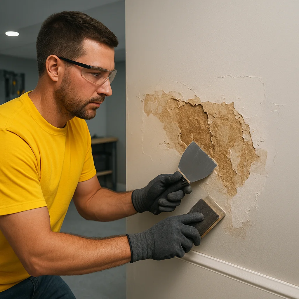 Water Damage Restoration Noblesville Pros basement drywall water damage services - Noblesville