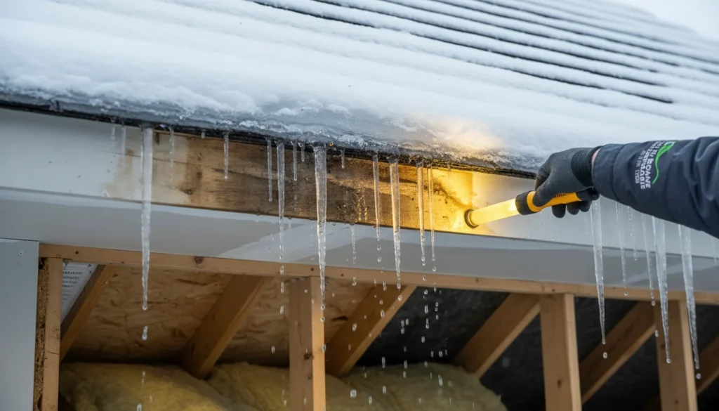 How Ice Dams Cause Roof and Ceiling Water Damage