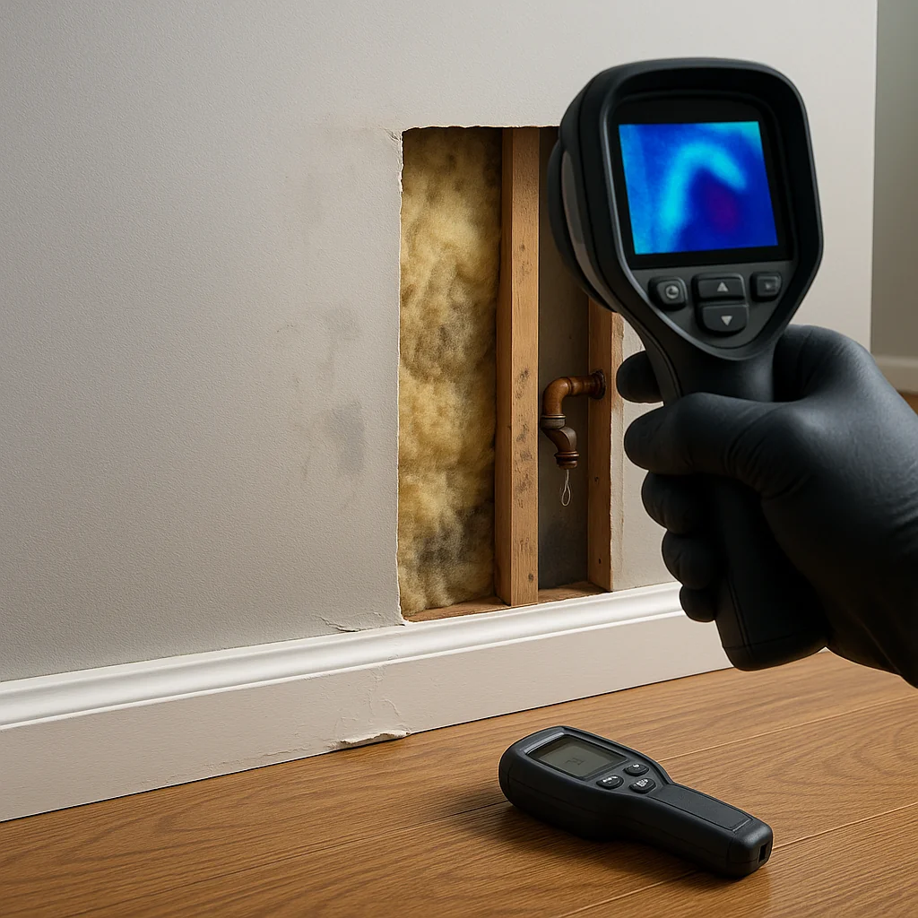 How to Spot Hidden Water Damage Behind Walls?