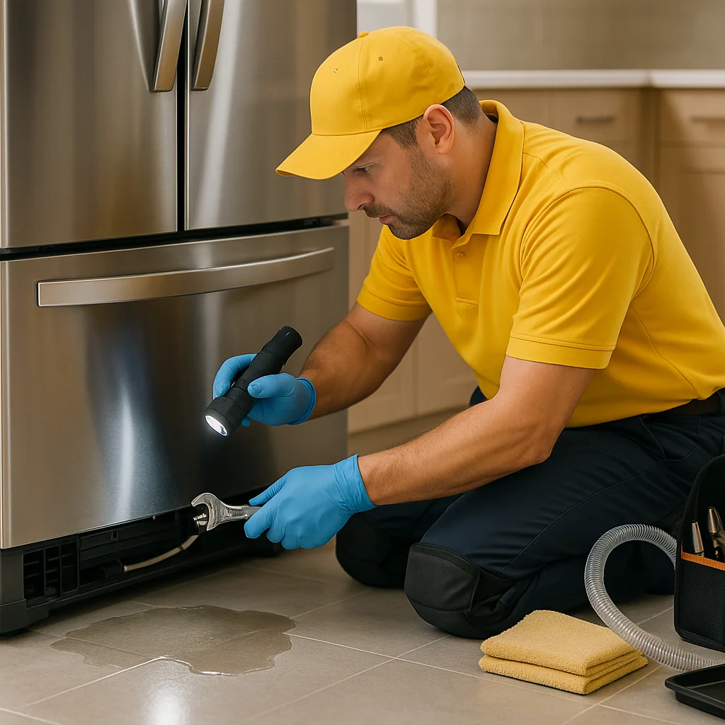 Water Damage Restoration Noblesville Pros refrigerator leak restoration services - Noblesville