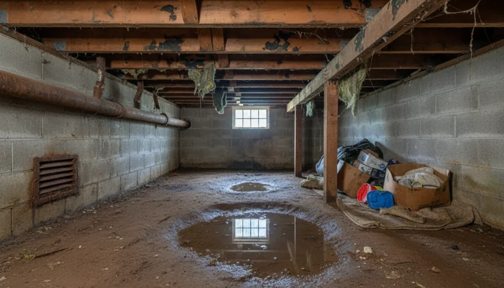 Signs Your Crawl Space Has Water Damage