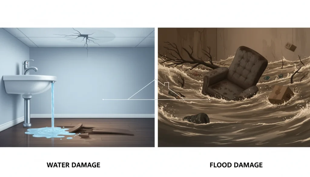 Water Damage vs Flood Damage What Is the Difference?