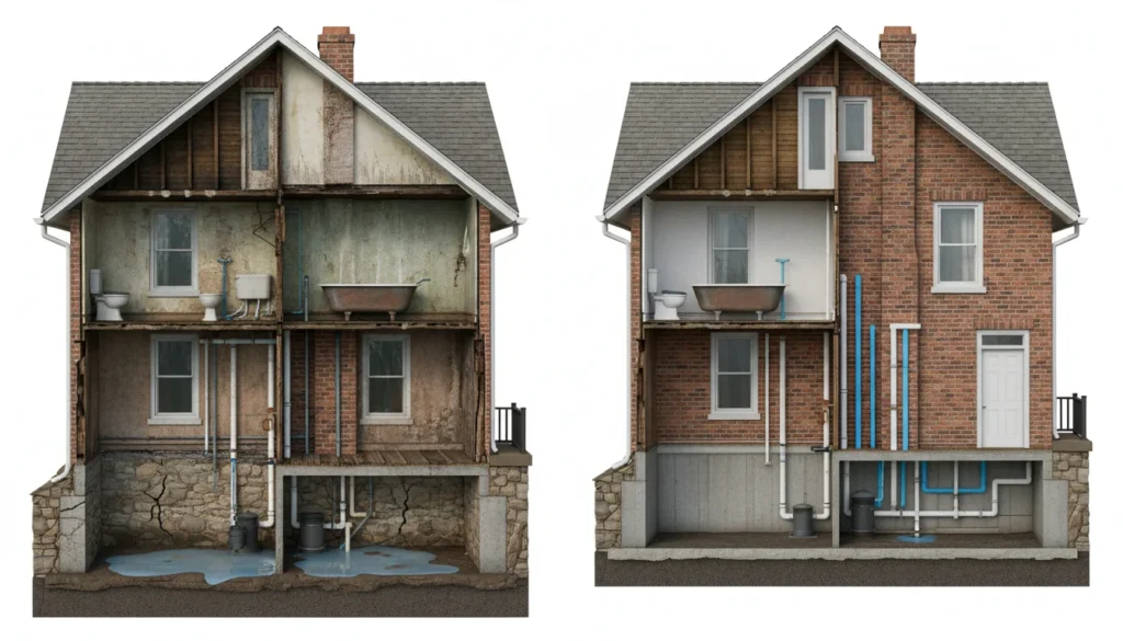 Why Old Homes in Noblesville Have More Water Damage